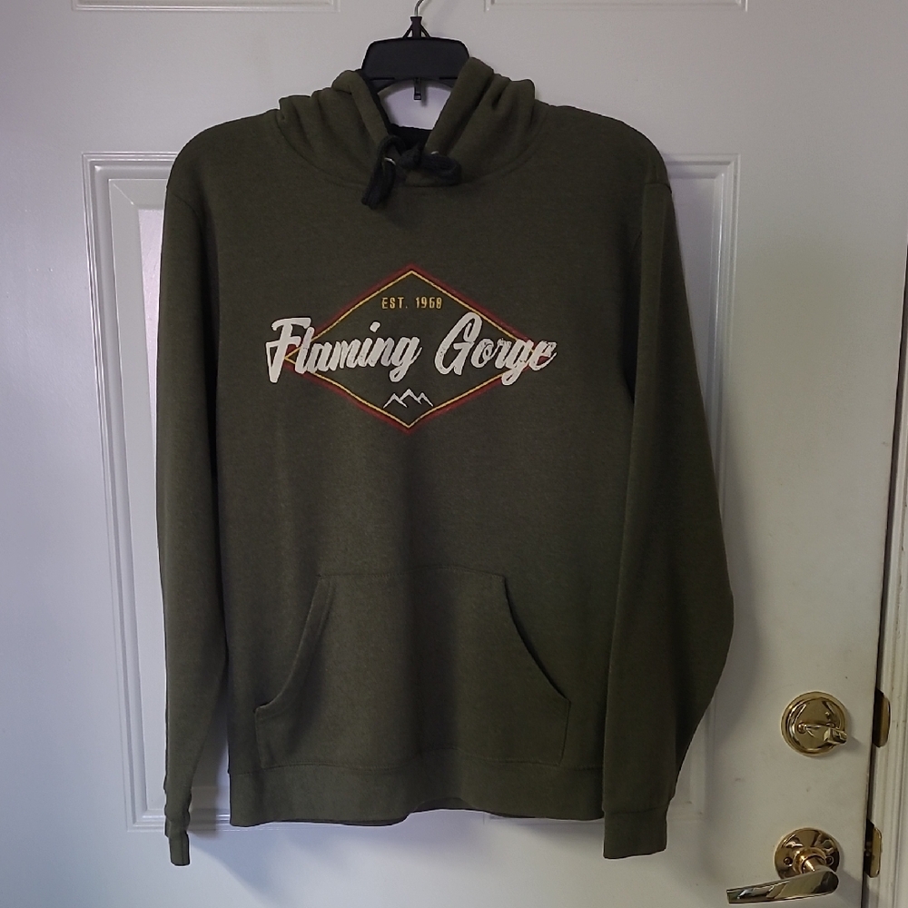 Men's Olive Pullover Hoodie